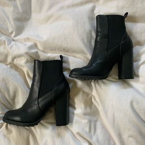 Faux Leather Bootie